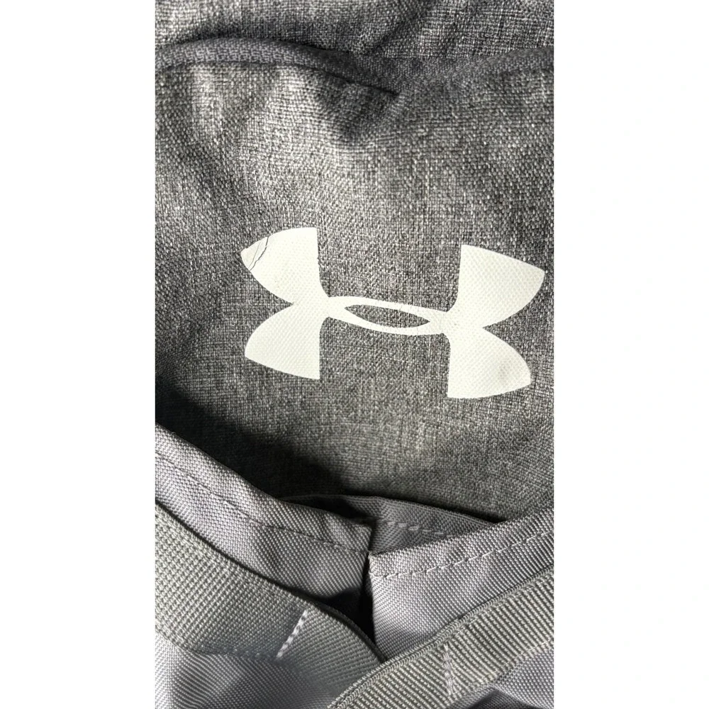 Under Armour Heather Grey Athletic Backpack Multi-Pocket School Gym Bag